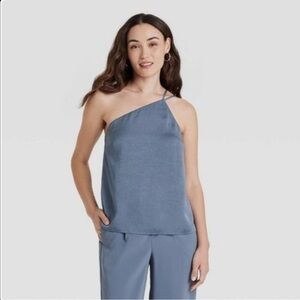 NWT A New Day Women's One Shoulder Tank Top